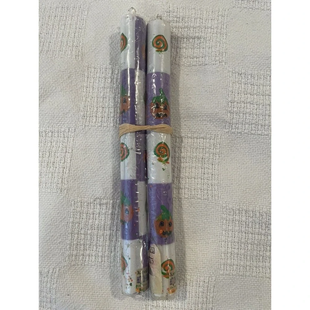 Pair Of New Hand Crafted South African Candles‎ 9.5